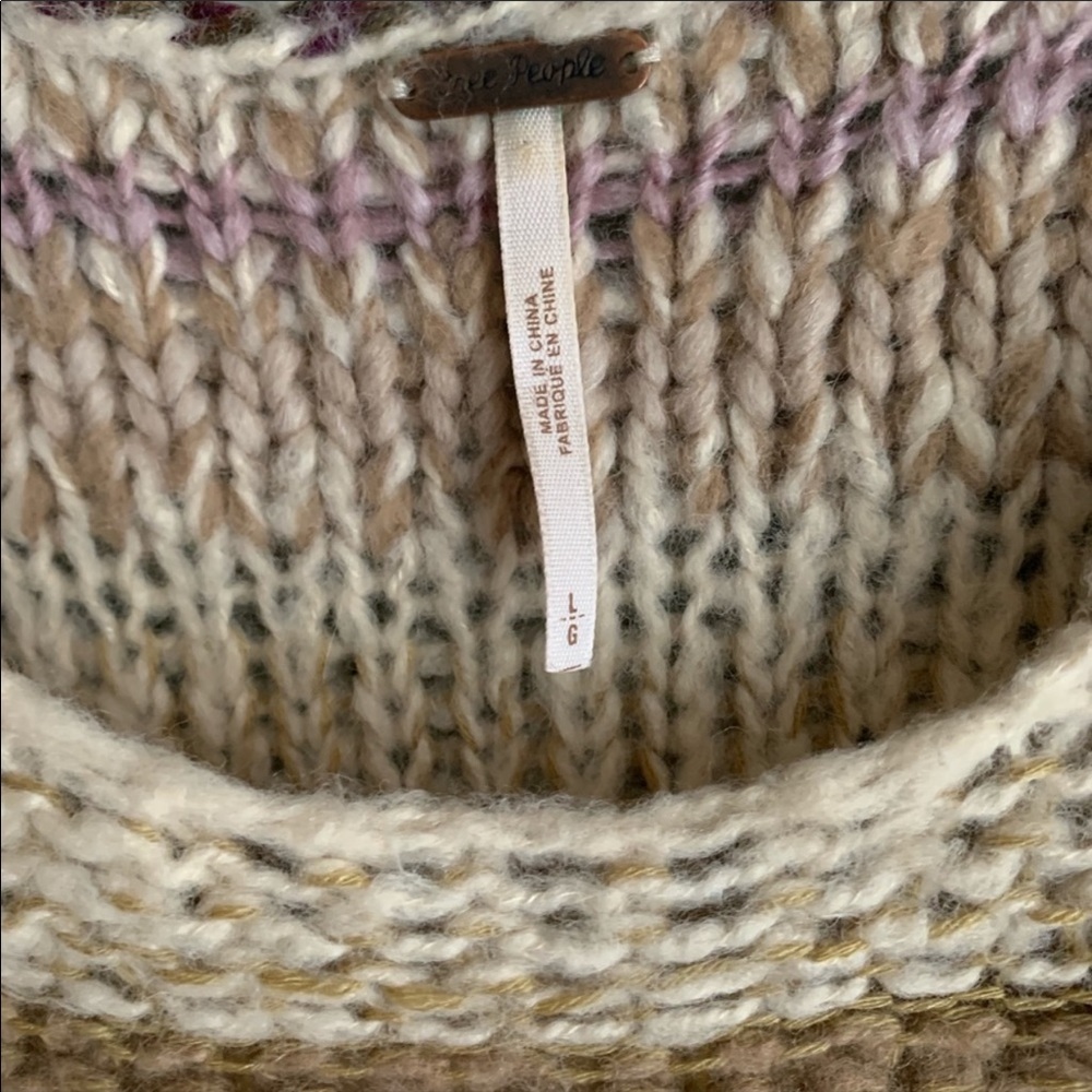 Free People Cropped Knit Sweater - Picture 6 of 7